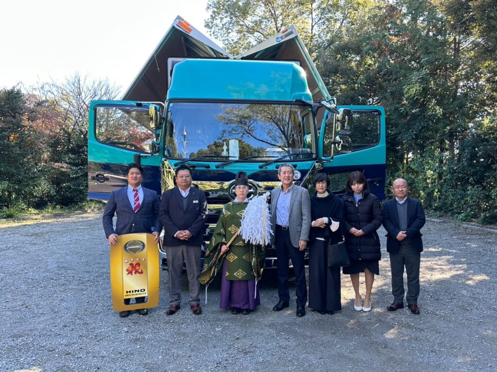 福島営業所 新車交通安全祈願 | 株式会社 仁和運送