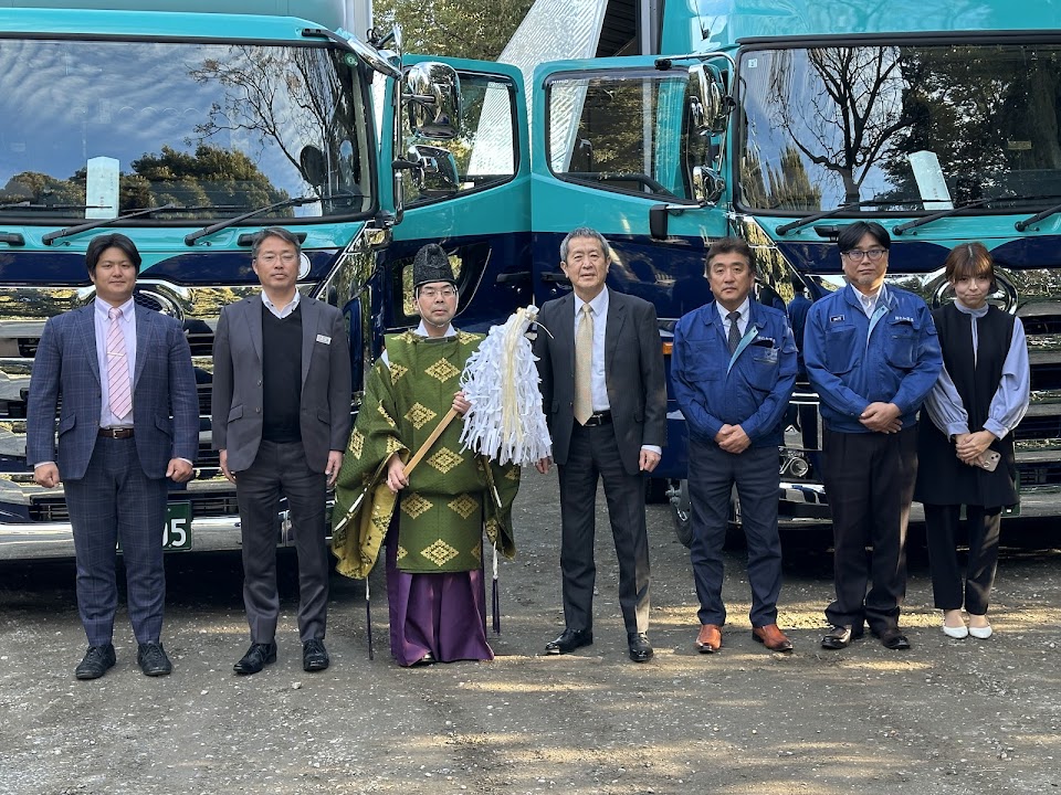 本社営業所 福島営業所 新車交通安全祈願 | 株式会社 仁和運送